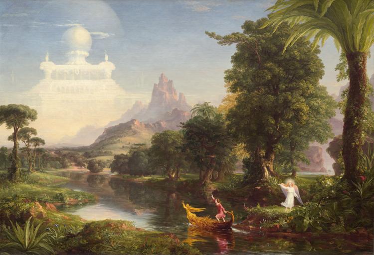 Thomas Cole The Voyage of Life:Youth (mk13) oil painting image